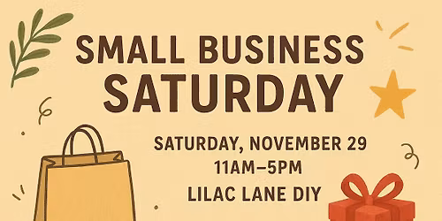 Small Business Saturday Shopping Event
