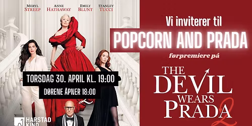 \ud83d\udc60 Popcorn & Prada \/ F\u00f8rpremierefest: The Devil Wears Prada 2