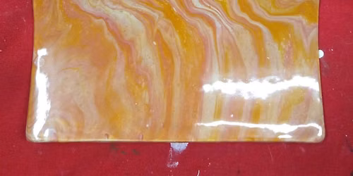 Wild Card Wednesday: "Dirty Pour" on Ceramic