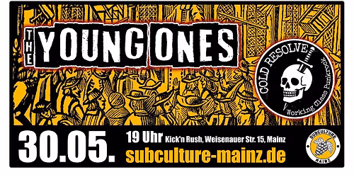 THE YOUNG ONES + COLD RESOLVE in Mainz