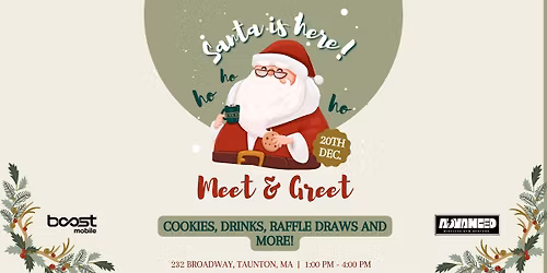 Pictures and Gifts with Santa at Boost Mobile