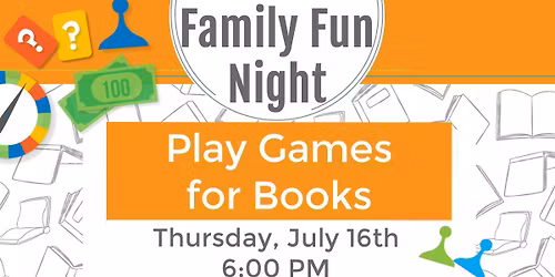 Family Fun Night: Play Games for Books