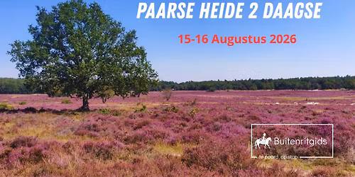 Paarse Heide 2 daagse 15-16 augustus 2026