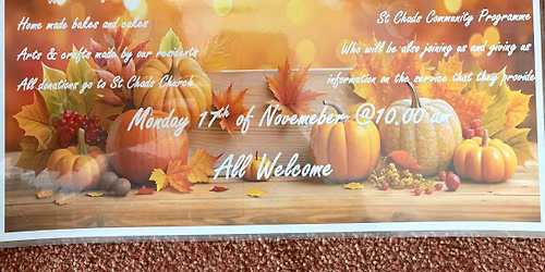 Harvest festival coffee morning 