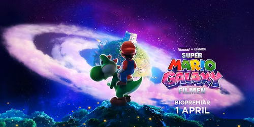 Super Mario Galaxy Filmen (50kr per biljett och popcorn ing\u00e5r, alltid)