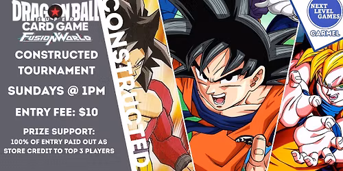 Dragon Ball Super Card Game Fusion World \u2013 Store Tournament