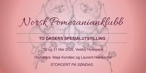 Norsk Pomeranian Klubb\u2019s rasespesial 2026