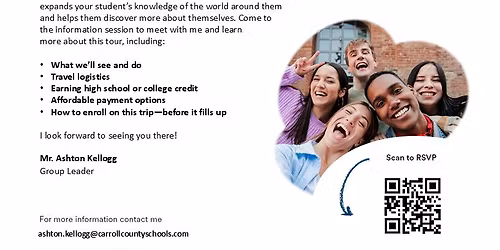 EF Spain Tour Interest Meeting in the Media Center 