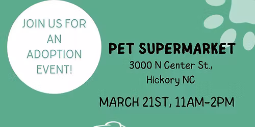 Adoptable Dogs Offsite - Pet Supermarket Adoption Event