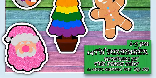 Queer Christmas Felt Decoration Workshop