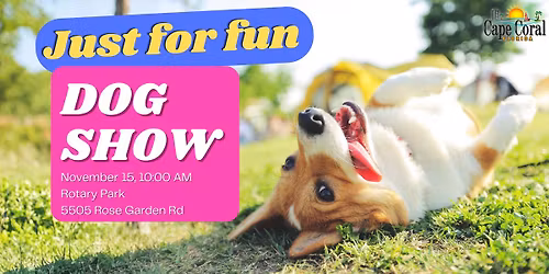 Just For Fun Dog Show at Rotary Park