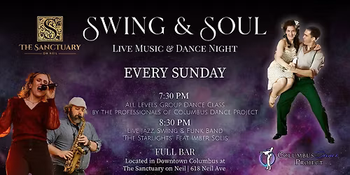 Swing and Soul Sundays Dance Night at the Sanctuary on Neil