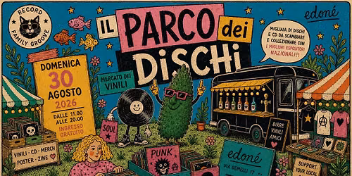 \ud83d\udcc0 IL PARCO DEI DISCHI \ud83d\udcc0 La fiera del vinile all'Edon\u00e9!