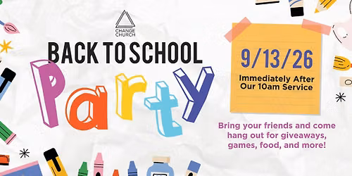 Back to School Party