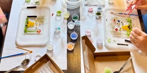 Dine, sip and craft. Fused glass craft at Drip, drizzle, drink tapas bar. St Anne\u2019s