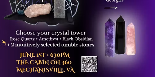 Crystal Shelf Workshop: Build Your Sacred Space (Cabin on 360 - Mechanicsville, VA)