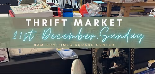 Thrift Market Times Square - 21st December, Sunday