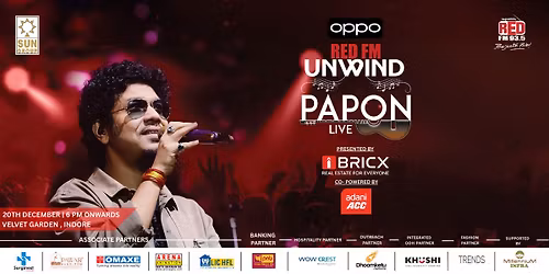 Red FM Unwind Papon Live Indore