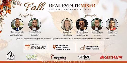 Fall Real Estate Mixer | Network \u2022 Collaborate \u2022 Grow
