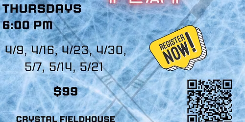 Youth Learn to Play Hockey 7wk class for $99