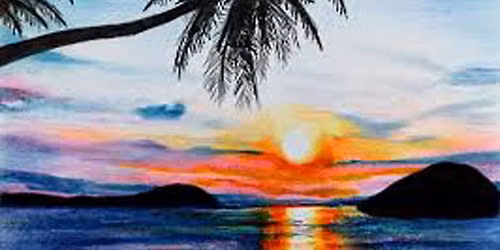 Parent/Child Painting Class - Sunset & Island Landscapes - July 7