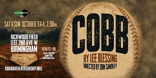 AUDITIONS for Cobb by Lee Blessing