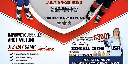 2026 Kendall Coyne Hockey Camp