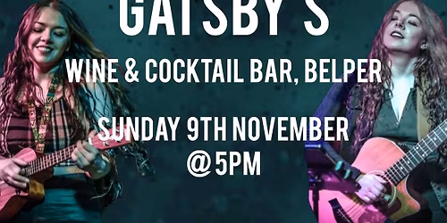Gemma Taylor Acoustic at Gatsby's Wine & Cocktail Bar