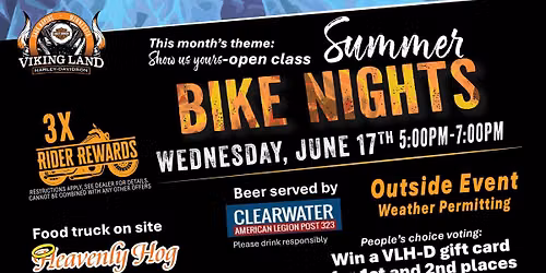 June Bike Night: Show us Yours-Open Class