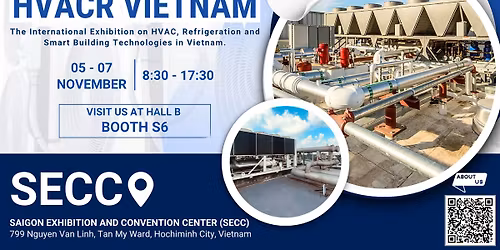 Tri\u1ec3n l\u00e3m Qu\u1ed1c t\u1ebf HVACR Vietnam 2025 - Datapak x Huba Control