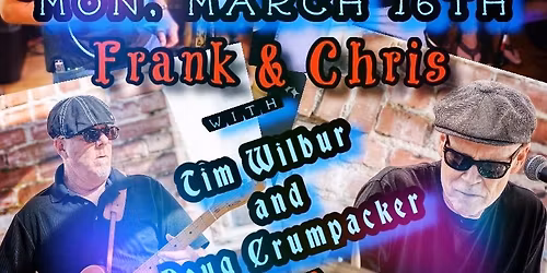 Blue Monday w\/ Frank & Chris @ Almond Tree - March 16th