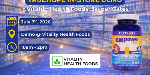 Demo @ Vitality Health Foods, Jasper Gates