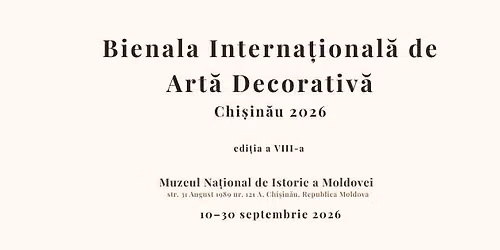Bienala Interna\u021bional\u0103 de Art\u0103 Decorativ\u0103