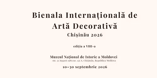 Bienala Interna\u021bional\u0103 de Art\u0103 Decorativ\u0103