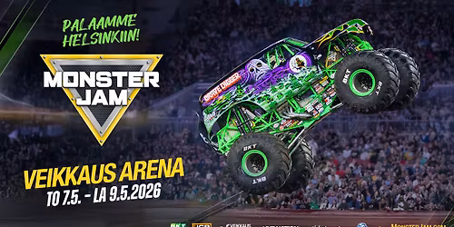 Monster Jam, Veikkaus Arena, Helsinki 7.\u20139.5.2026