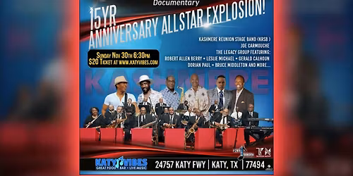 THUNDERSOUL 15-Year Anniversary All-Star Explosion at Katy Vibes!