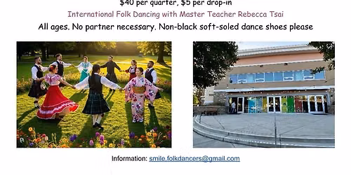 Intl Folk Dance party celebrating 5th Anniversary