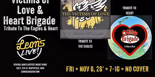 Victims of Love\/Heart Brigade at Leon's Live