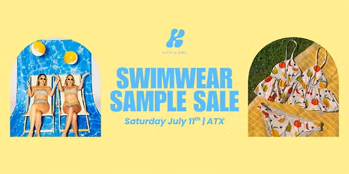 Kitty and Vibe Swimwear Summer Sample Sale!