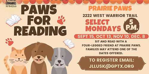 Paws for Reading