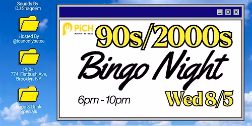90s\/2000s Bingo Night - Summer Edition