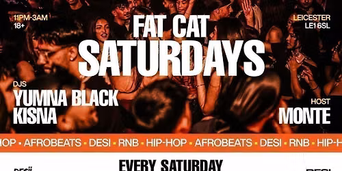 FAT CAT SATURDAYS | The Official RnB &amp; HipHop Session