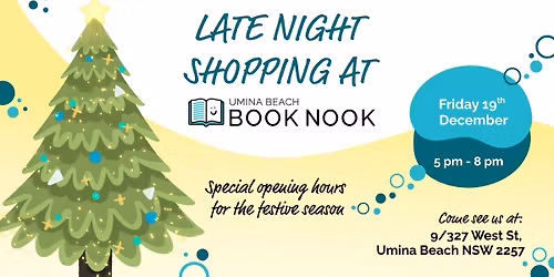 Late Night Shopping - Fri 19th December