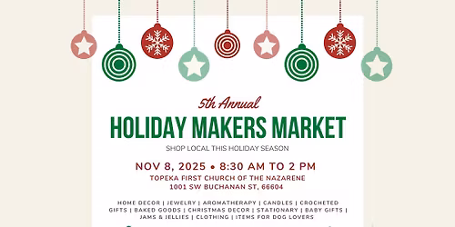 5th Annual Maker\u2019s Market