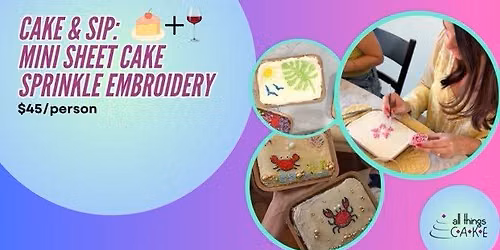 Cake & Sip: Harvest Haul Cookie Cake Decorating