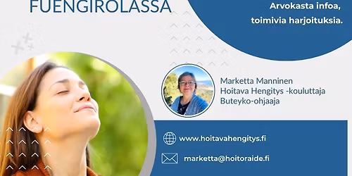 Maksuton Hoitava Hengitys -luento ja edullinen jatkokurssi