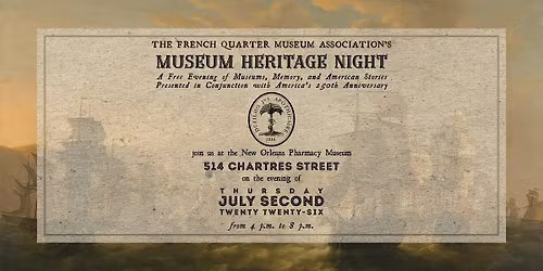 French Quarter Museum Heritage Night