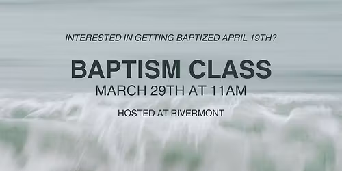 Baptism Class