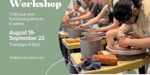 Beginner Wheel Pottery Workshop