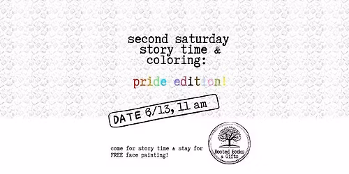 Second Saturday Story Time: Pride Edition!